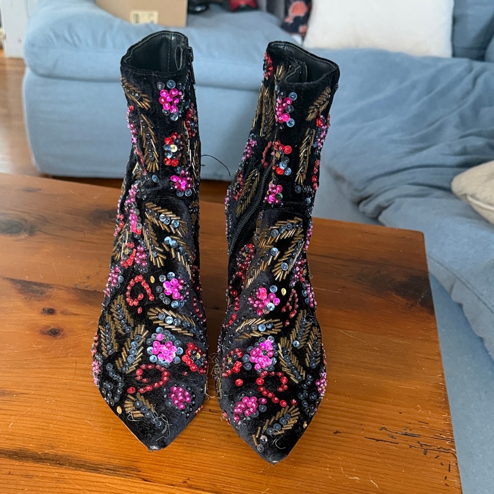 Loeffler Randall Beaded Isla Boot